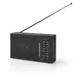 FM-radio | Kannettava malli | AM / FM | Paristokäyttöinen | Analoginen | 1.5 W | Mustavalkoinen näyttö | Kuulokkeiden lähtöliitäntä | IP20 | Musta - Radiot ja MP3/4-soittimet - 5412810329533 - 40