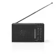 FM-radio | Kannettava malli | AM / FM | Paristokäyttöinen | Analoginen | 1.5 W | Mustavalkoinen näyttö | Kuulokkeiden lähtöliitäntä | IP20 | Musta - Radiot ja MP3/4-soittimet - 5412810329533 - 1
