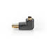 HDMI -sovitin | HDMI liitin | HDMI Ulostulo | Kullattu | Kulma, 270 ° | ABS-Muovi | Musta | 1 kpl | Laatikko - Videoliittimet ja plugit - 5412810289943 - 3