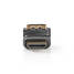 HDMI -sovitin | HDMI liitin | HDMI Ulostulo | Kullattu | Kulma, 270 ° | ABS-Muovi | Musta | 1 kpl | Laatikko - Videoliittimet ja plugit - 5412810289943 - 4
