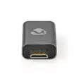 HDMI -sovitin | HDMI Mini / HDMI uros | HDMI Ulostulo | Kullattu | Suora | Alumiini | Gun Metal Harmaa | 1 kpl | Laatikko kannella ja ikkunalla - Videoliittimet ja plugit - 5412810332953 - 10