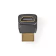 HDMI -sovitin | HDMI liitin | HDMI Ulostulo | Kullattu | Kulma, 270 ° | ABS-Muovi | Musta | 1 kpl | Laatikko - Videoliittimet ja plugit - 5412810289943 - 30