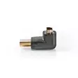 HDMI -sovitin | HDMI liitin | HDMI Ulostulo | Kullattu | Kulma, 270 ° | ABS-Muovi | Musta | 1 kpl | Laatikko - Videoliittimet ja plugit - 5412810289943 - 15