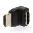 HDMI -sovitin | HDMI liitin | HDMI Ulostulo | Kullattu | Kulma, 270 ° | ABS-Muovi | Musta | 1 kpl | Laatikko - Videoliittimet ja plugit - 5412810289943 - 41