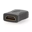HDMI -sovitin | HDMI Ulostulo | HDMI Ulostulo | Kullattu | Suora | Muovi | Antrasiitti | 1 kpl | Laatikko - Videoliittimet ja plugit - 5412810265473 - 41