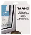 Ikkunatiiviste E-profiili 9 x 4 mm ruskea - Ikkuna- ja ovitiivisteet - 6410412062543 - 1