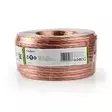 Kaiutinkaapeli | 2 x 6.00 mm² | CCA | 25.0 m | Pyöreä | PVC | Läpikuultava | Kääre - Audiokaapelit - 5412810312863 - 66
