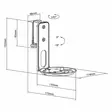 Kaiutinteline | Sopii käytettäväksi: Sonos® Era100 | Seinä | 3 kg | Kallistuva / Nivel | Kallistettava | Käänneltävä | ABS-Muovi / Metalli | Valkoinen - Kaiutintelineet - 5412810451883 - 80