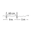 Kuusenkynttil=C3=A4t 16 led matta - Valosarjat - 6435200268433 - 3