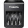 NiMH LCD Plug Charger+ (AA, AAA & 9 volttia) sisältää 4x AA 2100 mAh - Akkuparistolaturit - 4008496988303 - 2