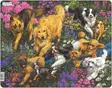 Larsen Dogs in a field Maxi palapeli - Palapelit - 7023852121863 - 1