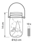 Celyn lasipurkki 14cm b/o - Valokoristeet ja valohahmot - 6435200280183 - 4