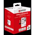 MUV USB (2xA) Kompakti 2-napainen maailmanmatkasovitin kahdella integroidulla USB-portilla - - 19-19-7640166323693 - 69