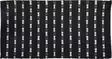 Matto 70 x 140 cm musta - Pienet matot ja käytävämatot - 8720573168243 - 1