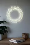 Metallikranssi Karo 480 led 38cm - Valokoristeet ja valohahmot - 6435200297983 - 1