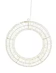 Metallikranssi Karo 480 led 38cm - Valokoristeet ja valohahmot - 6435200297983 - 2