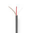 Mikrofonikaapeli | 2 x 0.12 mm² | Kupari | 100 m | Pyöreä | PVC | Tummanharmaa | Kela - Audiokaapelit - 5412810296323 - 3