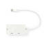 Mini DisplayPort kaapeli | DisplayPort 1.2 | Mini DisplayPort Uros | DVI-D 24+1-Pin Naaras / HDMI tulo / VGA Naaras | 21.6 Gbps | Niklattu | 0.20 m | Pyöreä | PVC | Valkoinen | Muovipussi - Tietokone ja verkko - 5412810263813 - 2