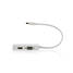 Mini DisplayPort kaapeli | DisplayPort 1.2 | Mini DisplayPort Uros | DVI-D 24+1-Pin Naaras / HDMI tulo / VGA Naaras | 21.6 Gbps | Niklattu | 0.20 m | Pyöreä | PVC | Valkoinen | Muovipussi - Tietokone ja verkko - 5412810263813 - 4
