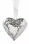 Mosaiikkisydän 12 cm hopea - Koristeet, koriste-esineet - 8711295166273 - 1