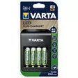 NiMH LCD Plug Charger+ (AA, AAA & 9 volttia) sisältää 4x AA 2100 mAh - Akkuparistolaturit - 4008496988303 - 1