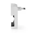 NiMH akkulaturi AA / AAA | 1.2 V DC | Trickle-lataus | Euro / Tyyppi-C (CEE 7/16) | NiMH AA | Musta / Valkoinen - Akkuparistolaturit - 5412810284283 - 15