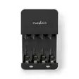 NiMH akkulaturi AA / AAA | 1.2 V DC | Trickle-lataus | Euro / Tyyppi-C (CEE 7/16) | NiMH AA | Musta / Valkoinen - Akkuparistolaturit - 5412810284283 - 1