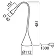 P=C3=B6yt=C3=A4valaisin Airam Gisela valkoinen - Lattia- ja pöytävalaisimet - 6435200179913 - 3