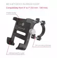 Pyörä-/moottoripyöräteline älypuhelimille Swissten - Telineet - 8595217478183 - 2