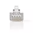 RJ45-liitin | Uros | Monisäikeinen STP CAT6 | Suora | Kullattu | 10 kpl | Polycarbonate | Läpikuultava | Laatikko - Tietokone ja verkko - 5412810424733 - 10