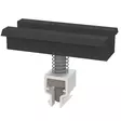 Railock Clickfix musta keskikiinnike aurinkopaneeleille, joiden kehyskorkeus 30 mm - Paneelien telineet ja kiinnikkeet - 6438014357973 - 1