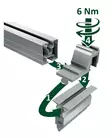 SL Rack DFalzPro pystysaumakattokiinnike - Paneelien telineet ja kiinnikkeet - 4262355110643 - 3