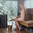 Saunakauha 43 cm alumiini Sampanja - Saunatekstiilit ja saunatarvikkeet - 6410412257123 - 6