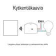 Langaton sein=C3=A4katkaisija 1-osa kinetec - Pistorasiat ja kytkimet - 6438152070123 - 4