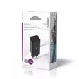 Seinälaturi | 65 W | GaN | PD3.0 18W / PD3.0 20W / PD3.0 27W / PD3.0 36W / PD3.0 45W / PD3.0 60W / PD3.0 65W / QC3.0 | 3.0 / 3.25 A A | Lähtöliitäntöjen määrä: 3 | USB-A / 2x USB-C | Automaattinen Jännitteen Valinta | Musta - Verkkolaturit - 5412810408443 - 67