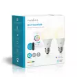 SmartLife RGB Lamppu | E27 | 806 lm | 9 W | Lämpimästä kylmään valkoiseen / RGB | 2700 - 6500 K | Android / IOS | polttimo | 2 kpl - Valonlähteet - 5412810335473 - 69
