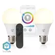 SmartLife RGB Lamppu | E27 | 806 lm | 9 W | Lämpimästä kylmään valkoiseen / RGB | 2700 - 6500 K | Android / IOS | polttimo | 2 kpl - Valonlähteet - 5412810335473 - 51
