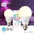SmartLife RGB Lamppu | E27 | 806 lm | 9 W | Lämpimästä kylmään valkoiseen / RGB | 2700 - 6500 K | Android / IOS | polttimo | 2 kpl - Valonlähteet - 5412810335473 - 5