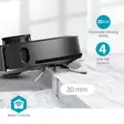 SmartLife Robot Pölynimuri | Navigointitapa: Laser-navigointi | Wi-Fi | Keräyssäiliön tilavuus: 0.6 l | Automaattinen lataus | Maksimi käyttöaika: 3 tuntia | Musta | Android / IOS - Robotti-imurit - 5412810447053 - 58
