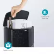 SmartLife Robot Pölynimuri | Navigointitapa: Laser-navigointi | Wi-Fi | Keräyssäiliön tilavuus: 0.6 l | Automaattinen lataus | Maksimi käyttöaika: 3 tuntia | Musta | Android / IOS - Robotti-imurit - 5412810447053 - 54