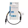 Stereoäänikaapeli | 3.5 mm uros | 3.5 mm uros | Niklattu | 0.5 m | Pyöreä | Musta | Label - Audiokaapelit - 5412810419913 - 66