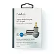 Stereoäänisovitin | 3.5 mm uros | 3.5 mm naaras | Kullattu | Suora | Alumiini | Gun Metal Harmaa / Kulta | 1 kpl | Laatikko kannella ja ikkunalla - Nedis tuotteet - 5412810333493 - 66