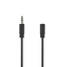 Stereoäänikaapeli | 3.5 mm uros | 3.5 mm naaras | Niklattu | 2.00 m | Pyöreä | Musta | Laatikko - Audiokaapelit - 5412810288083 - 3