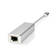 USB-verkkosovitin | USB 3.2 Gen 1 | 1 Gbps | USB-C Uros | RJ45 Naaras | 0.20 m | Pyöreä | Kullattu | Tinattu Kupari | Hopea | Laatikko kannella ja ikkunalla - Tietokone ja verkko - 5412810331673 - 5