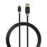 USB kaapeli | USB 2.0 | USB-A Uros | USB Micro-B Uros | 480 Mbps | Kullattu | 1.00 m | Pyöreä | PVC | Antrasiitti | Laatikko - Tietokone ja verkko - 5412810263493 - 5