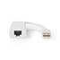 USB-verkkosovitin | USB 2.0 | 100 Mbps | USB-A Uros | RJ45 Naaras | 0.20 m | Pyöreä | Kullattu / Niklattu | Puhdas kupari | Valkoinen | Laatikko - Tietokone ja verkko - 5412810328703 - 2