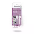USB kaapeli | USB 3.2 Gen 1 | USB-A Uros | USB-C Uros | 60 W | 5 Gbps | Niklattu | 1.00 m | Pyöreä | PVC | Valkoinen | Laatikko - Tietokone ja verkko - 5412810401383 - 66