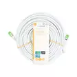 Cat 8.1 verkkokaapeli | S/FTP | RJ45 uros | RJ45 uros | 20.0 m | Pyöreä | LSZH | Valkoinen | Label - Tietokone ja verkko - 5412810452873 - 66
