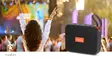 Bluetooth® Kaiutin | 360 min | Kannettava muotoilu | 10 W | Mono | Etusivu / Portable / Ulkokäyttöinen | Musta / Oranssi - Bluetooth kaiuttimet - 5412810475353 - 90