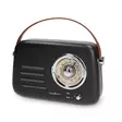 FM-radio | Kannettava malli | Bluetooth® / FM | Akkukäyttöinen / USB Virta | Analoginen | 10 W | Bluetooth® | Musta - Radiot ja MP3/4-soittimet - 5412810477043 - 1